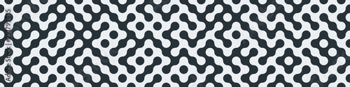 Truchet Random Pattern Generative Tile Art background illustration