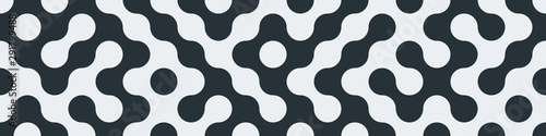Truchet Random Pattern Generative Tile Art background illustration