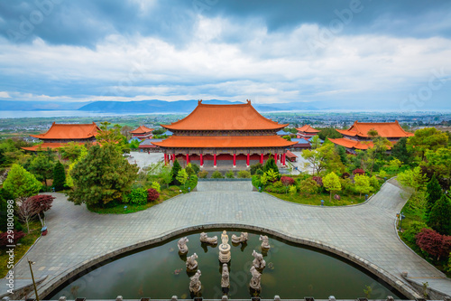 Chongsheng Temple (Three Pagodas Temple) in Dali, Yunnan, China
