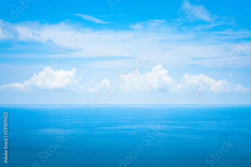 Ocean Skyline Background © Ketsarin