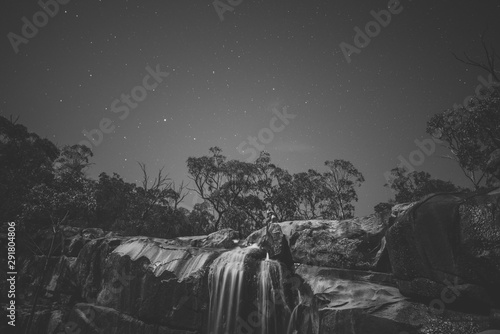 night in the mountains