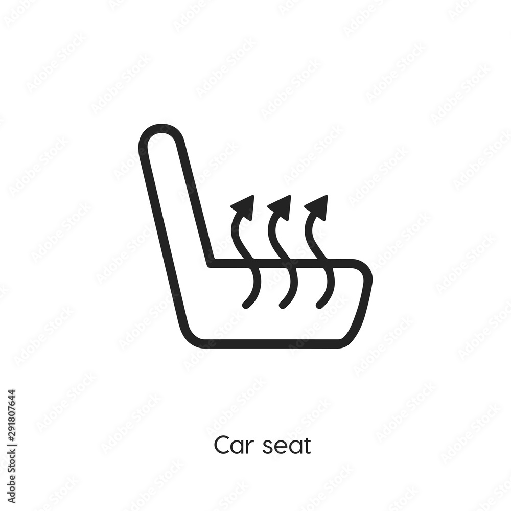 car seat icon vector car seat icon vector