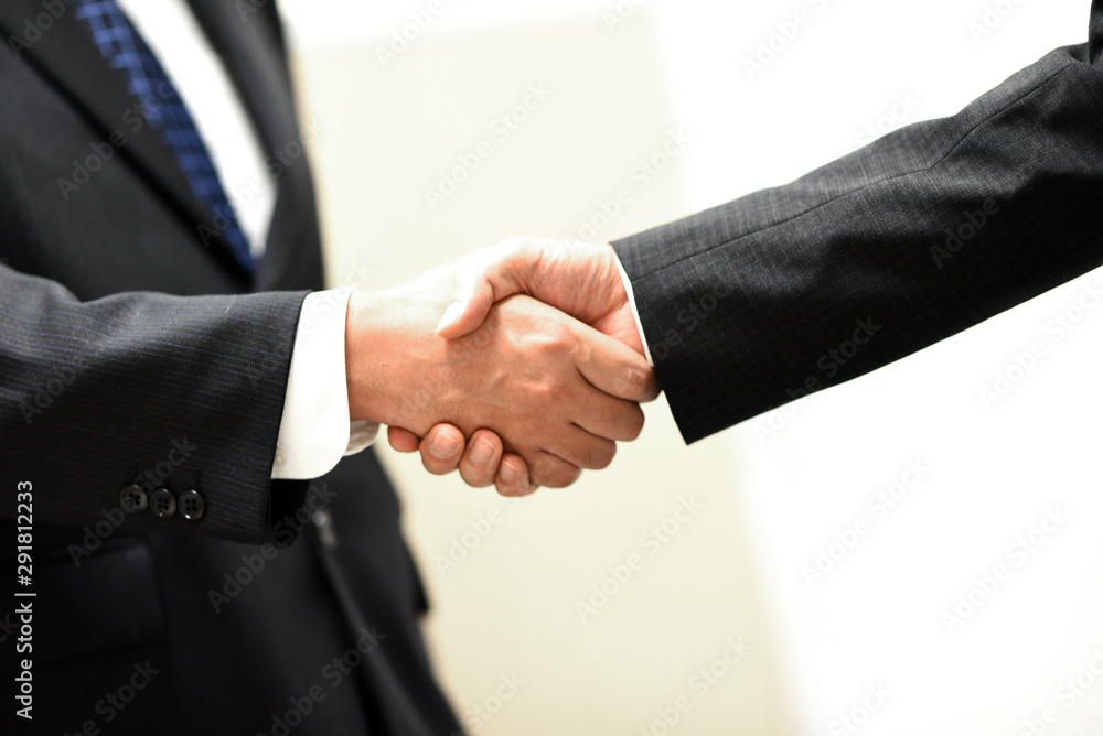 握手をするビジネスマン