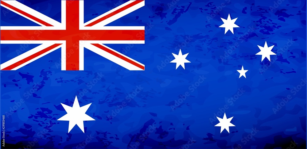 Fototapeta premium Flag Australia