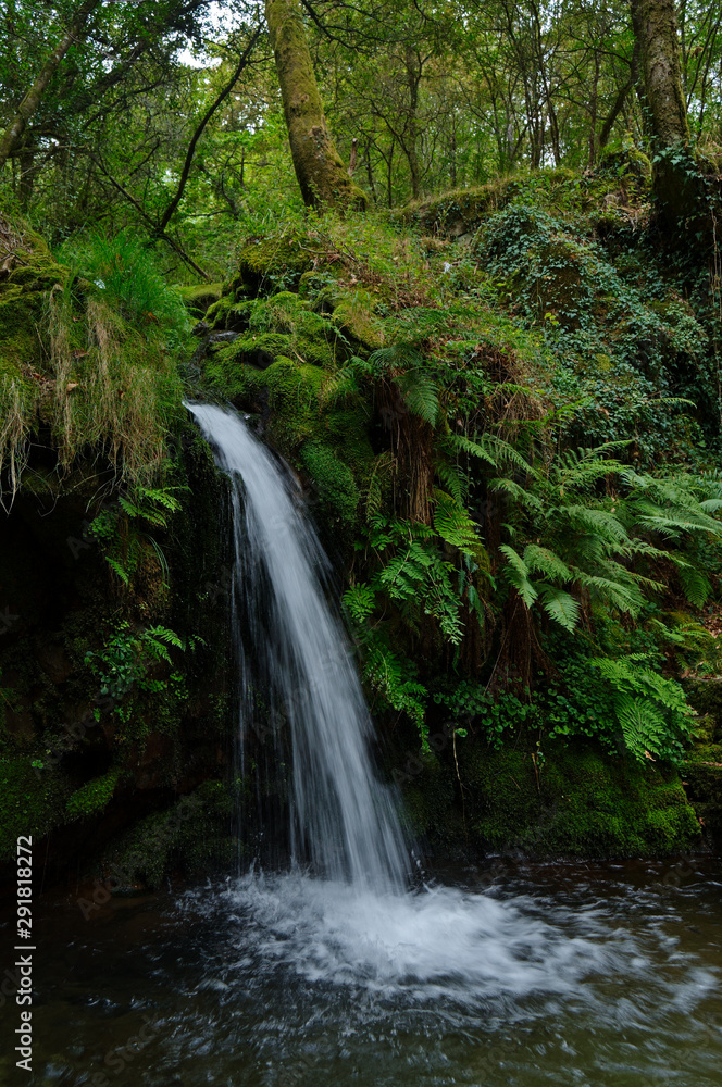 Beautiful waterfall captured in Carvalhais. Sao Pedro do Sul, Portugal Beautiful waterfall captured in Carvalhais. Sao Pedro do Sul, Portugal