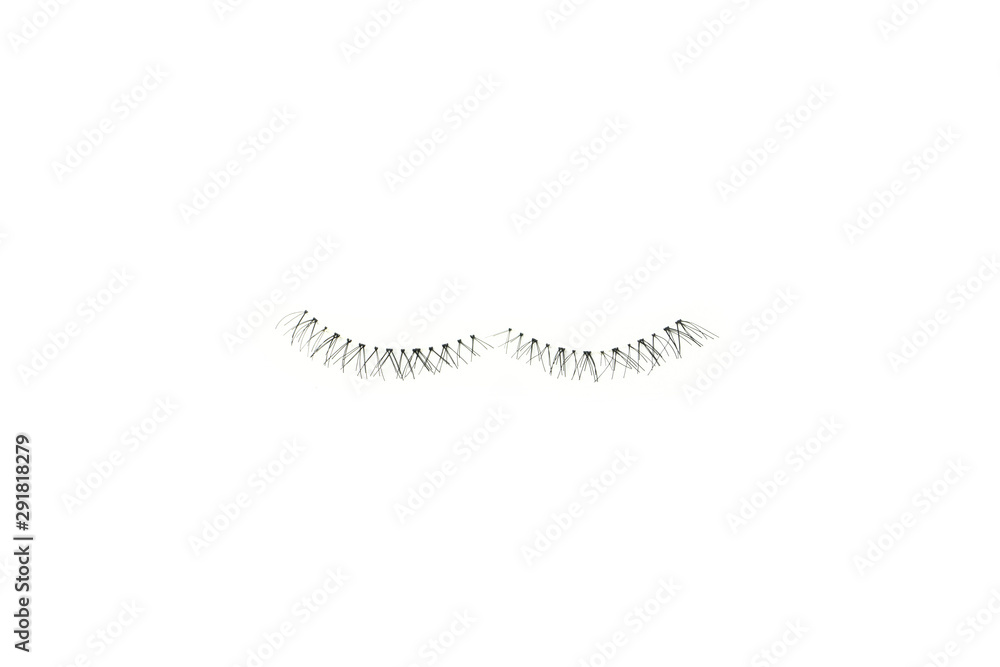 makeup false eye lashes on white background makeup false eye lashes on white background