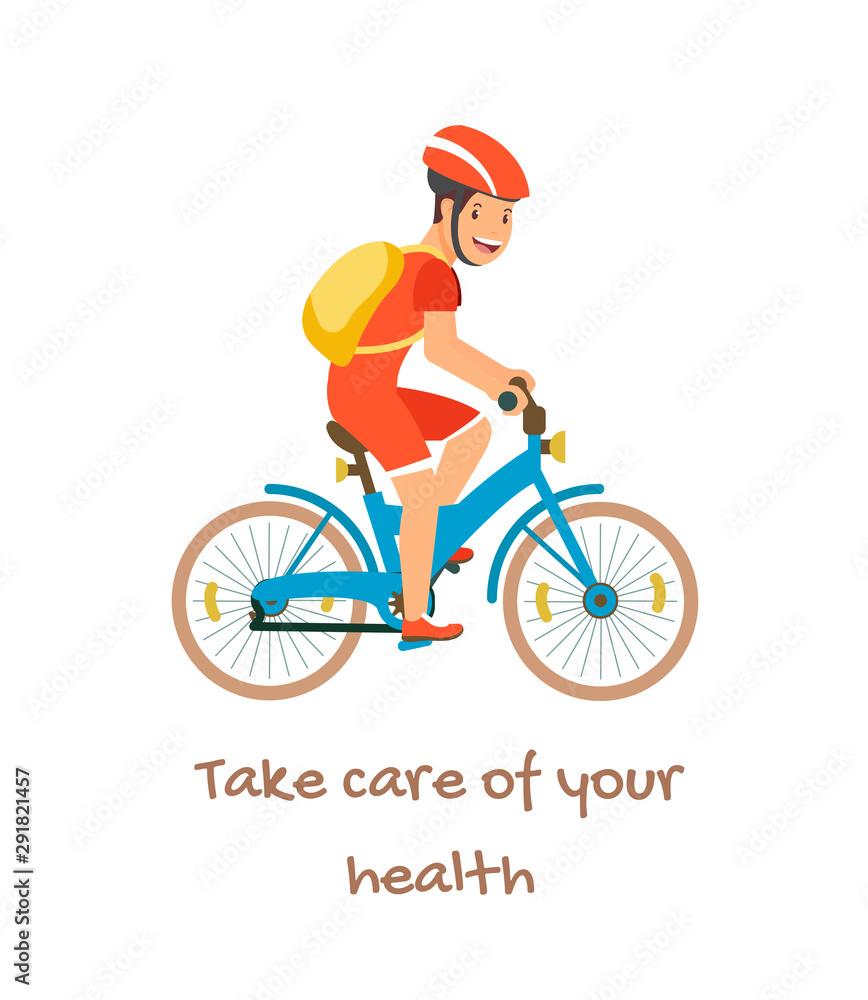 Fototapeta premium Active and Healthy Lifestyle Motivation Poster