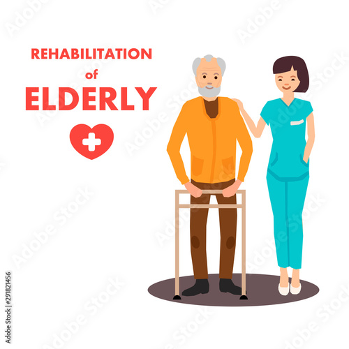 Rehabilitation for Elderly in Rehab Center Advert