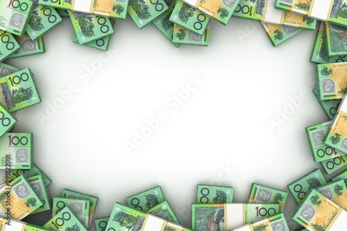 Frame with Australian Dollar