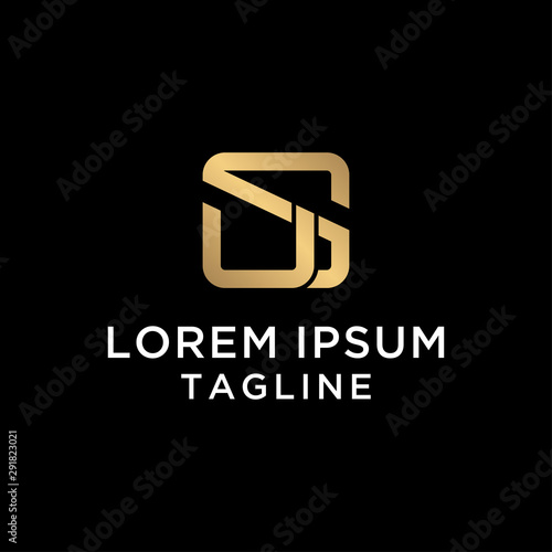 initial letter US logo template Free Download initial letter US logo template - GFXLoad