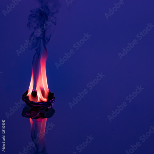 Flame of Diya/Lamp  on Water