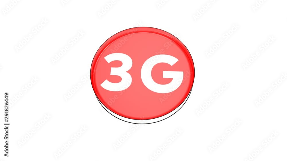 pushing big red button with word 3g. pushing big red button with word 3g.