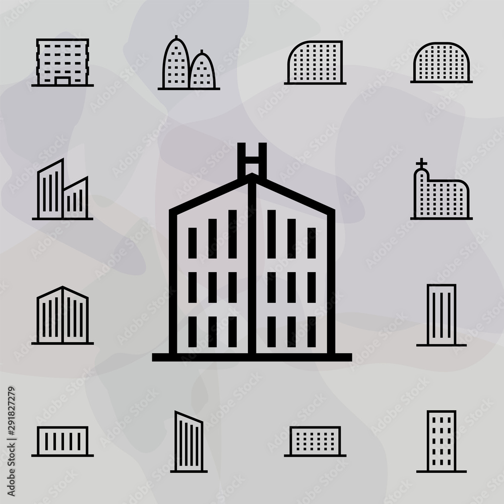Fototapeta premium Hospital, Building icon. Universal set of building for website design and development, app development