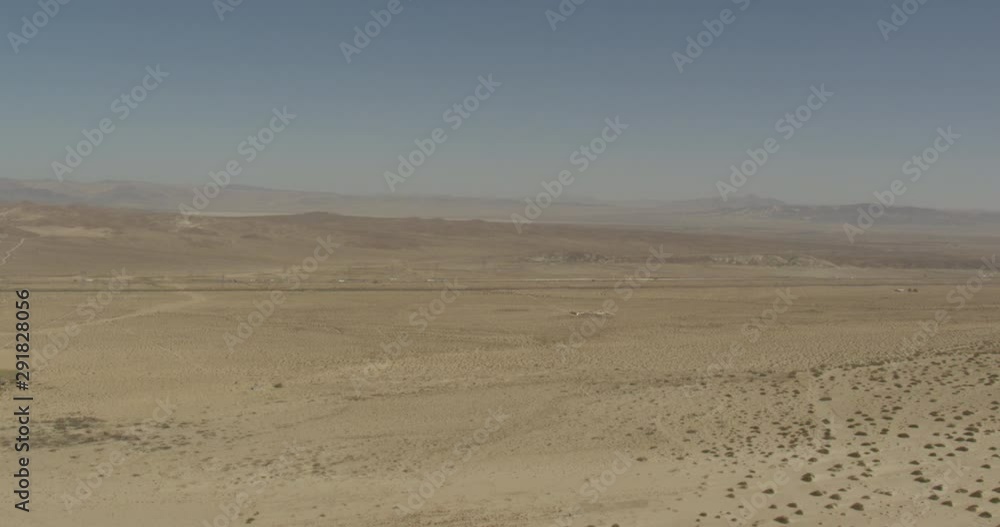 Aerial shot, day, high altitude shot of southern california desert, drone Aerial shot, day, high altitude shot of southern california desert, drone