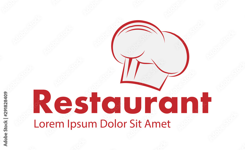 Chef Hat And Restaurant Logo -Isolated On White. Vector Illustration For Food Icon, Cooking Hat, Kitchen,Bar And Chef Logo Design.Restaurant And Chef Hat Logo For Bistro, Cook Elements And Food Labels Chef Hat And Restaurant Logo -Isolated On White. Vector Illustration For Food Icon, Cooking Hat, Kitchen,Bar And Chef Logo Design.Restaurant And Chef Hat Logo For Bistro, Cook Elements And Food Labels