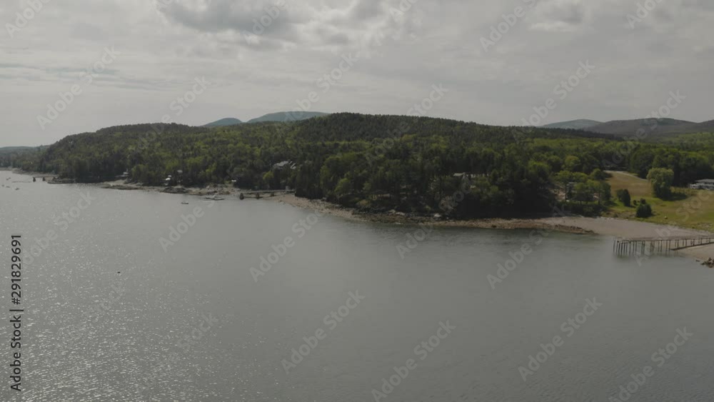 Aerial views of Bar Harbor, Maine, overlooking the Acadia National Park, Maine, USA, 4K Video Aerial views of Bar Harbor, Maine, overlooking the Acadia National Park, Maine, USA, 4K Video