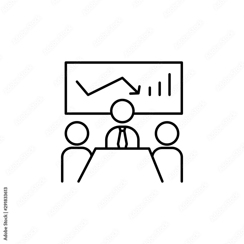 Boardroom, teamspeak icon. Element of business icon. Thin line icon Boardroom, teamspeak icon. Element of business icon. Thin line icon