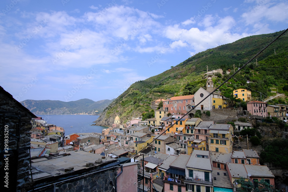 views and sea of Vernazza, five lands