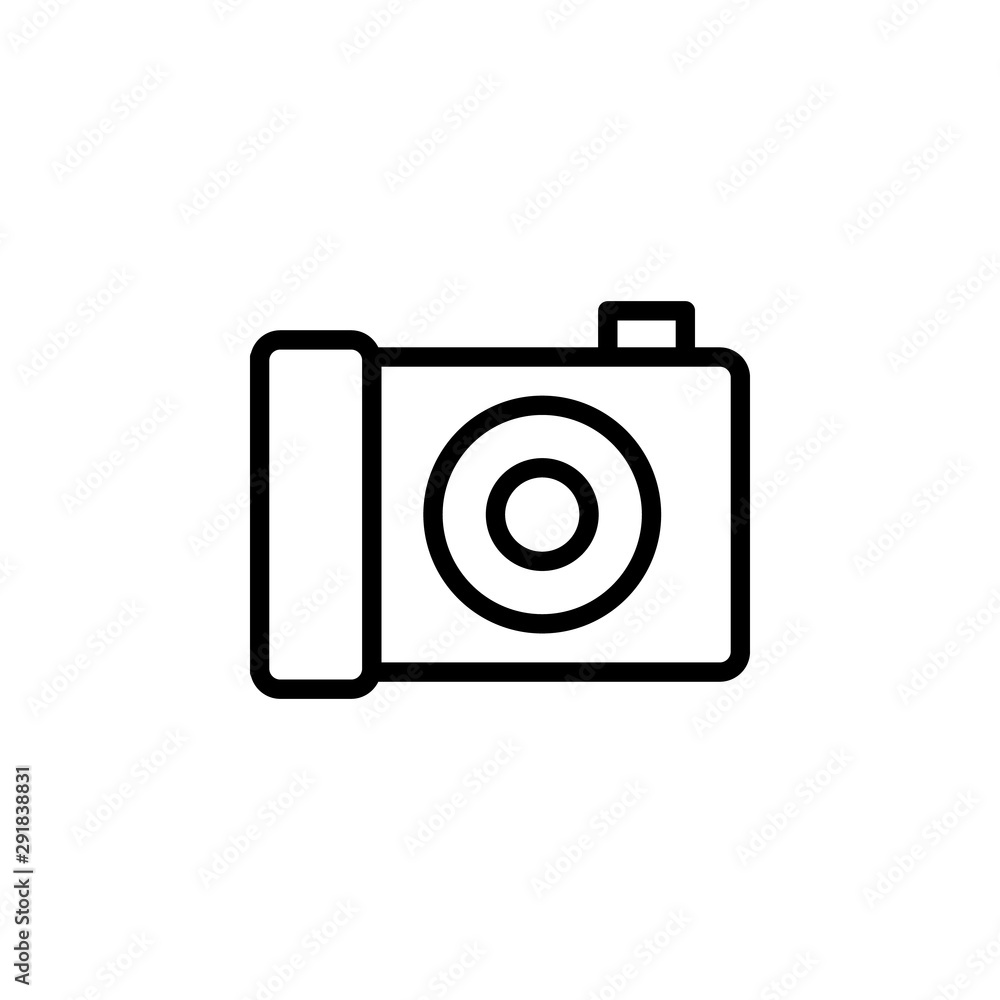 Camera, photo icon. Element of travel icon. Thin line icon Camera, photo icon. Element of travel icon. Thin line icon