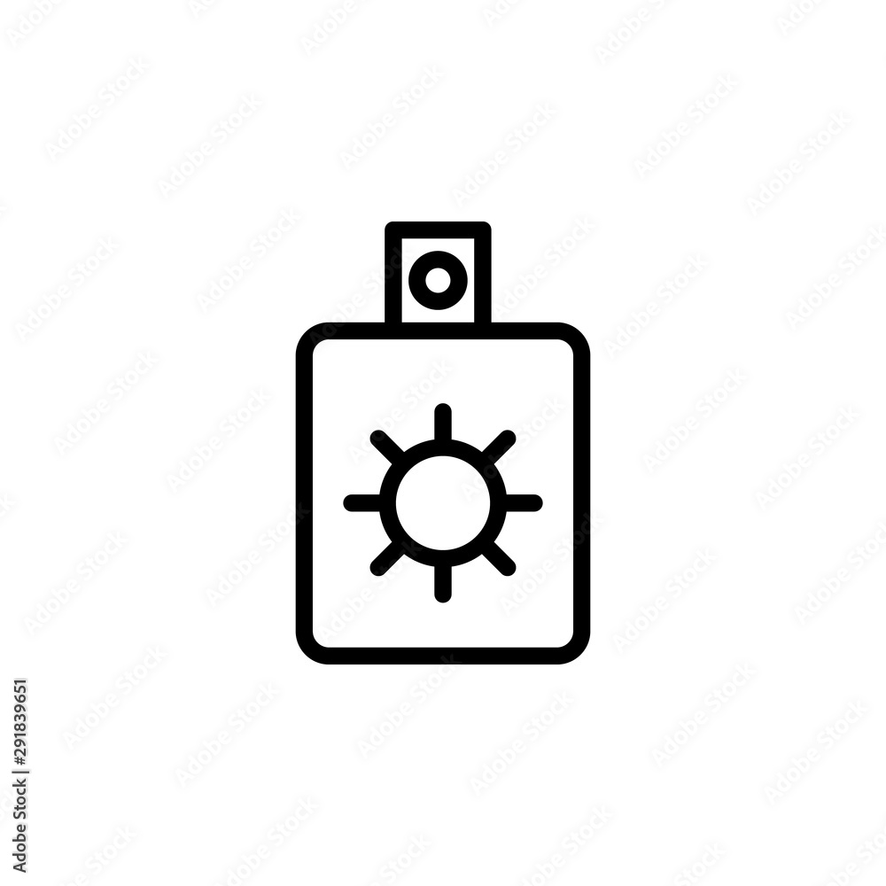 Sun protection, cream, travel icon. Element of travel icon. Thin line icon Sun protection, cream, travel icon. Element of travel icon. Thin line icon