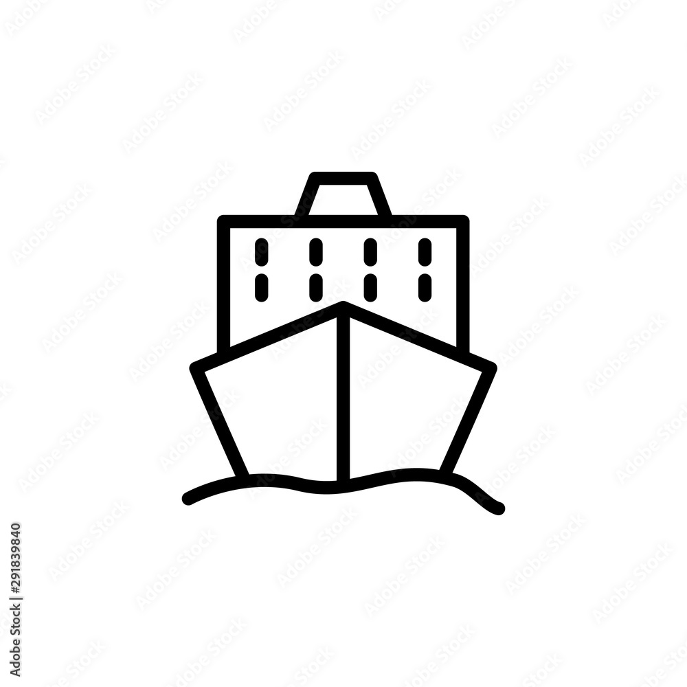 Ship, cruise icon. Element of travel icon. Thin line icon Ship, cruise icon. Element of travel icon. Thin line icon
