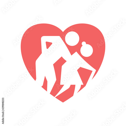 Old age support concept. Flat icon. Isolated on white background