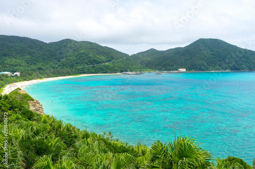 Aharen Beach on Tokashiki Island, Okinawa, Japan.