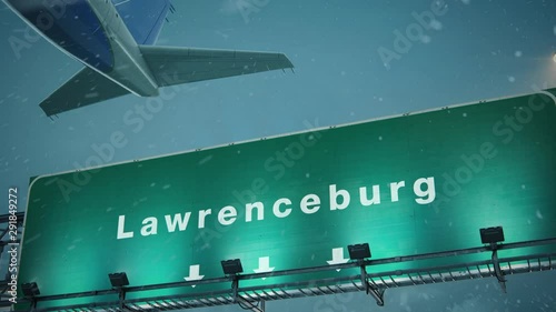 Airplane Takeoff Lawrenceburg in Christmas photo