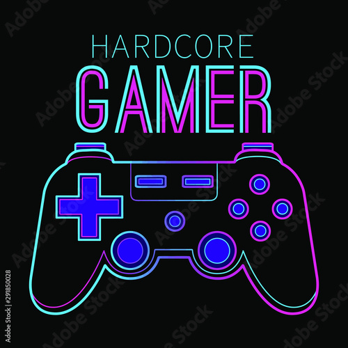 joypad illustration graphic print design