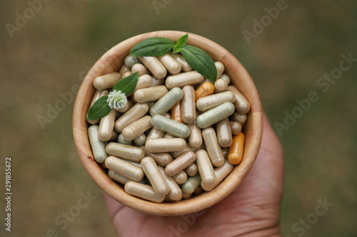 Herbal supplement for good healthy living lifestyle 