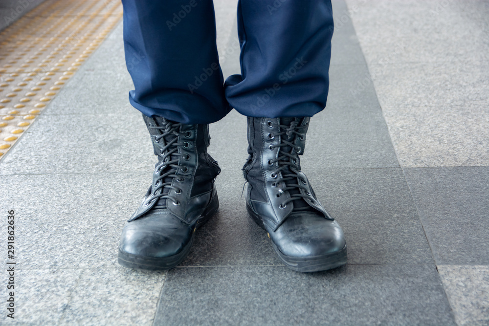 Security personnel shoes security guard On duty Security personnel shoes security guard On duty