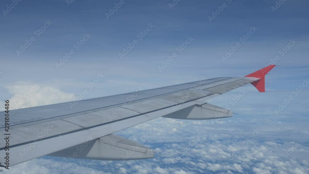 blue sky and cloud , Look from Airplane blue sky and cloud , Look from Airplane