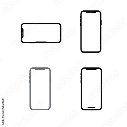 new phone icon black