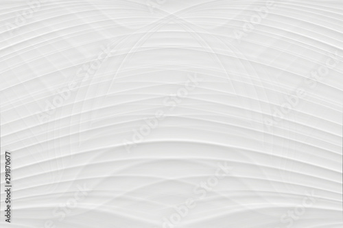 White background 3 d with elements of waves in a fantastic abstract design, the texture of the lines in a modern style for wallpaper. Light gray template for wedding ceremony or business presentation.