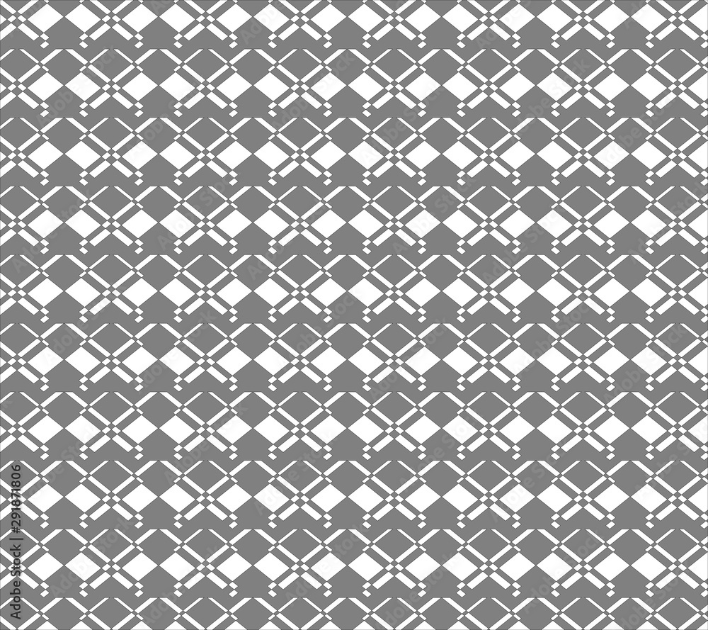 Fototapeta premium White and grey abstract pattern design for background and wallpaper 