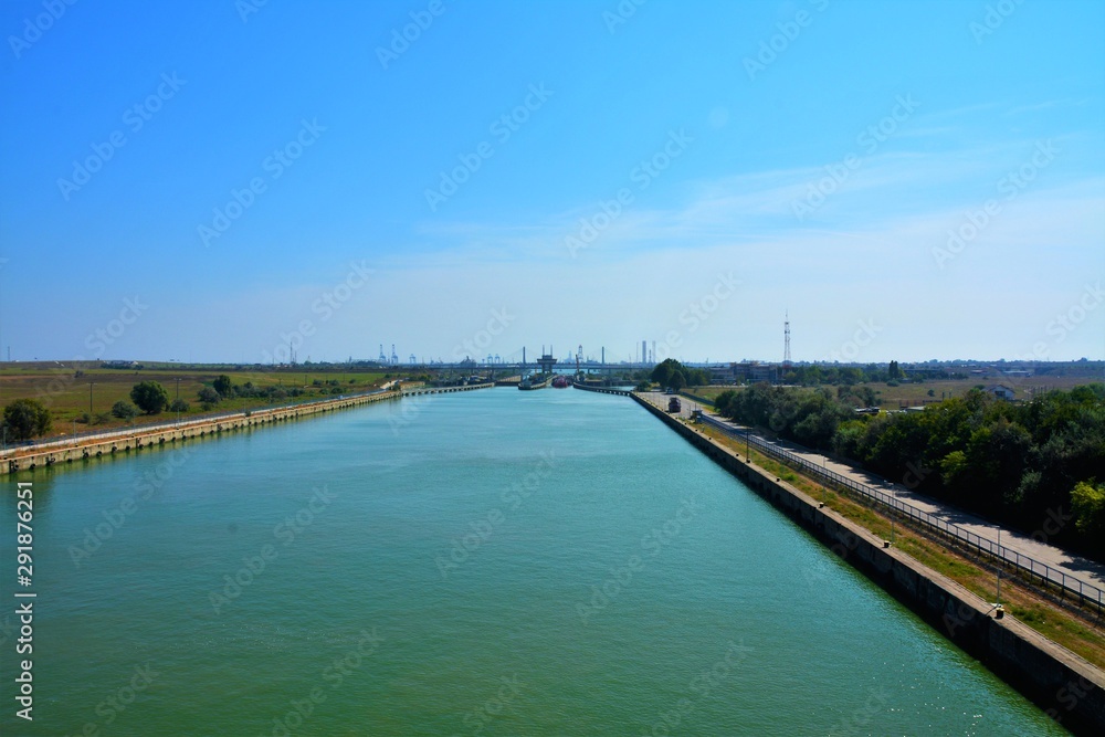 Danube - Black Sea channel in Romania
