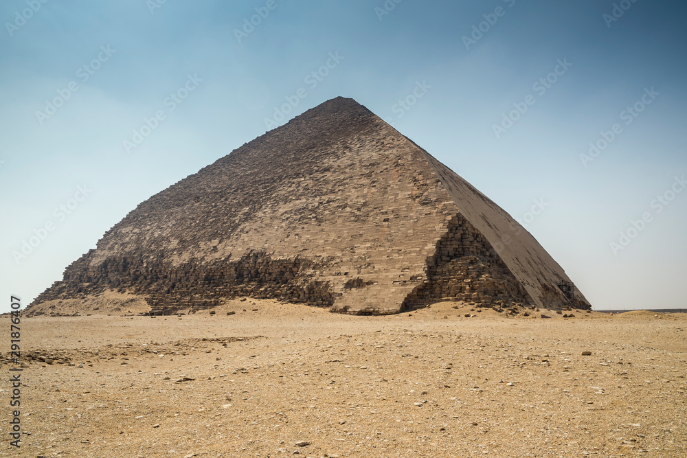 Layered pyramid at Dahshur necropolis near Cairo, Egypt Layered pyramid at Dahshur necropolis near Cairo, Egypt