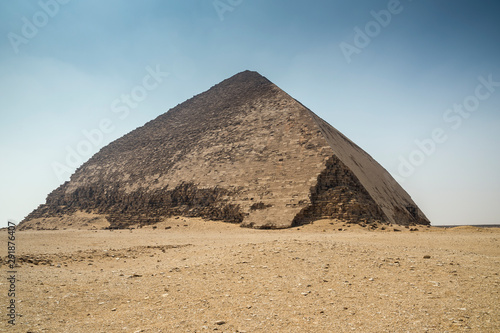 Layered pyramid at Dahshur necropolis near Cairo  Egypt