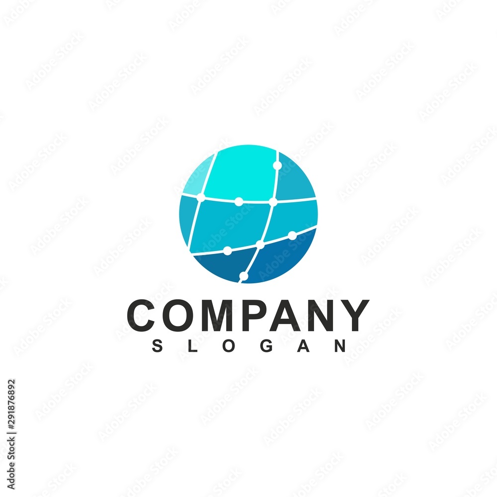 tech logo template, design concept idea, vector tech logo template, design concept idea, vector