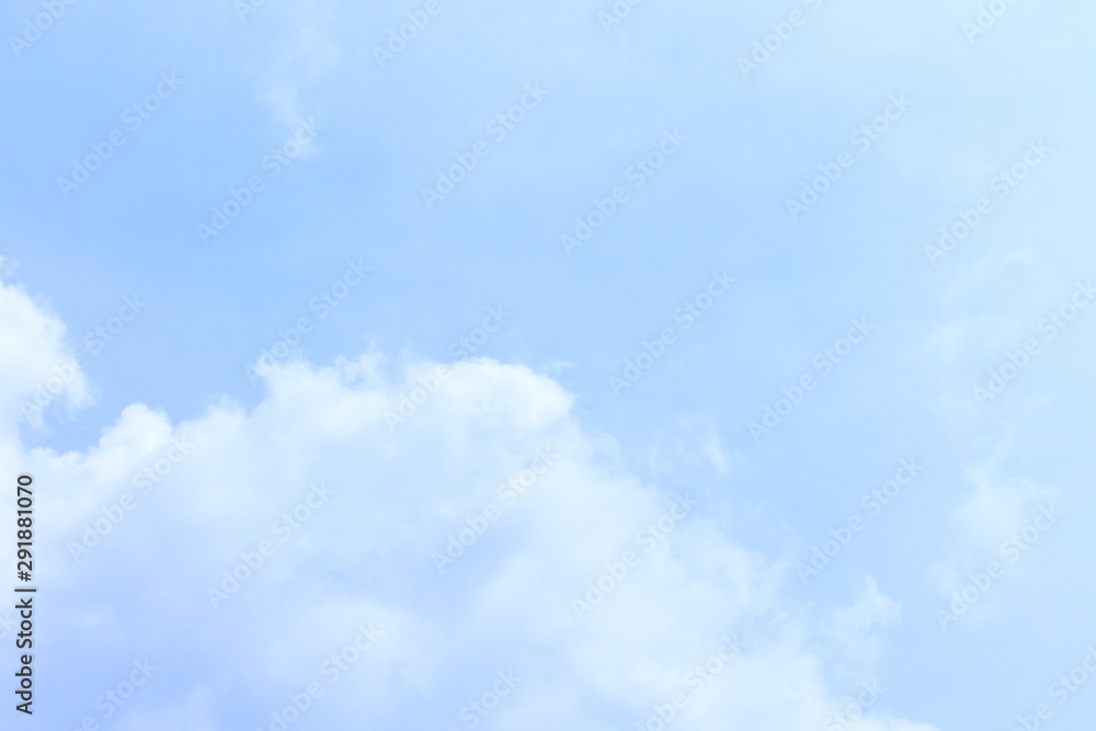 Obraz premium blue sky with white clouds