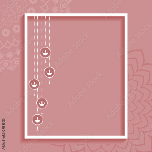 Illustration of Happy Diwali Greeting