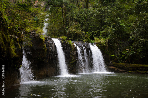 Flowing waterfalls
