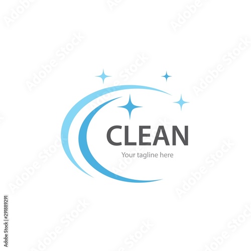 Cleaning logo and symbol