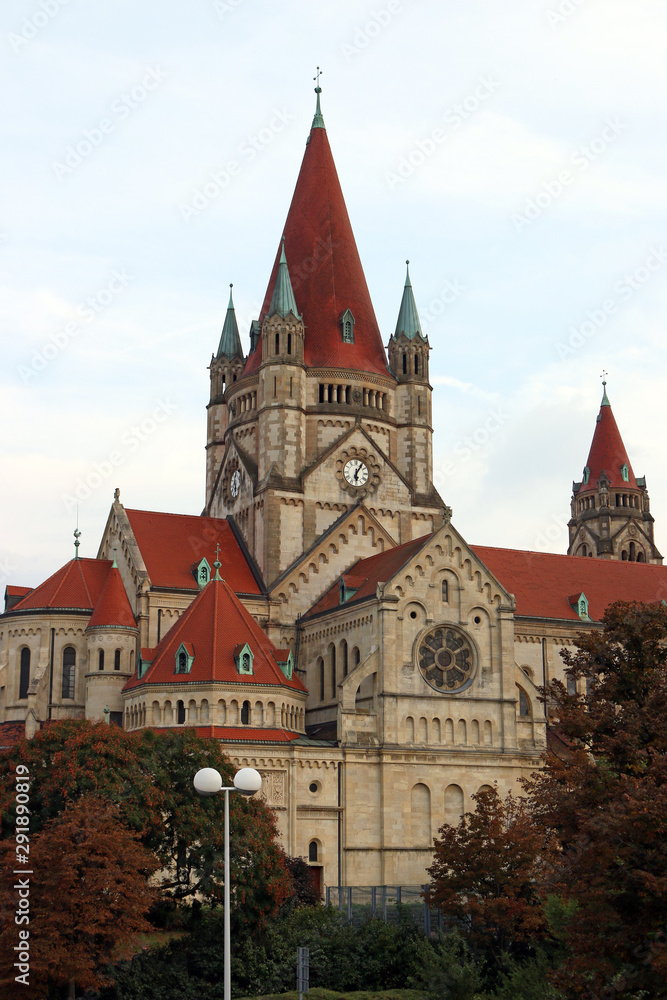 Saint Francis of Assisi Church in Vienna Austria