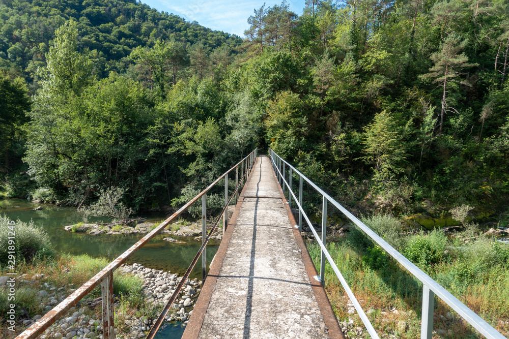 Fototapeta premium The ter route through the interior of Girona
