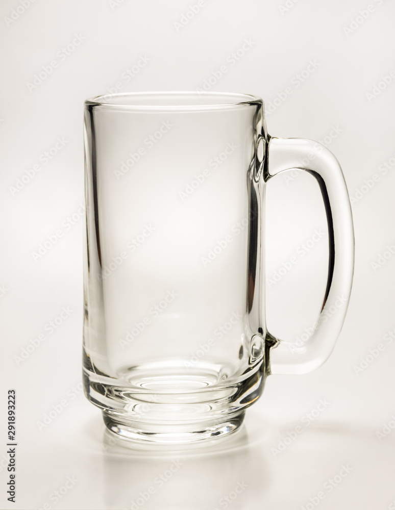 Empty glass for beer Empty glass for beer