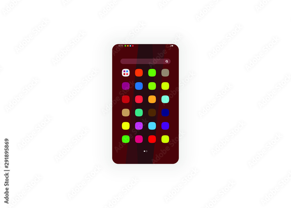 Apps Application Smartphone Phone User Interface User Experience UI Template Vector Illustration Apps Application Smartphone Phone User Interface User Experience UI Template Vector Illustration