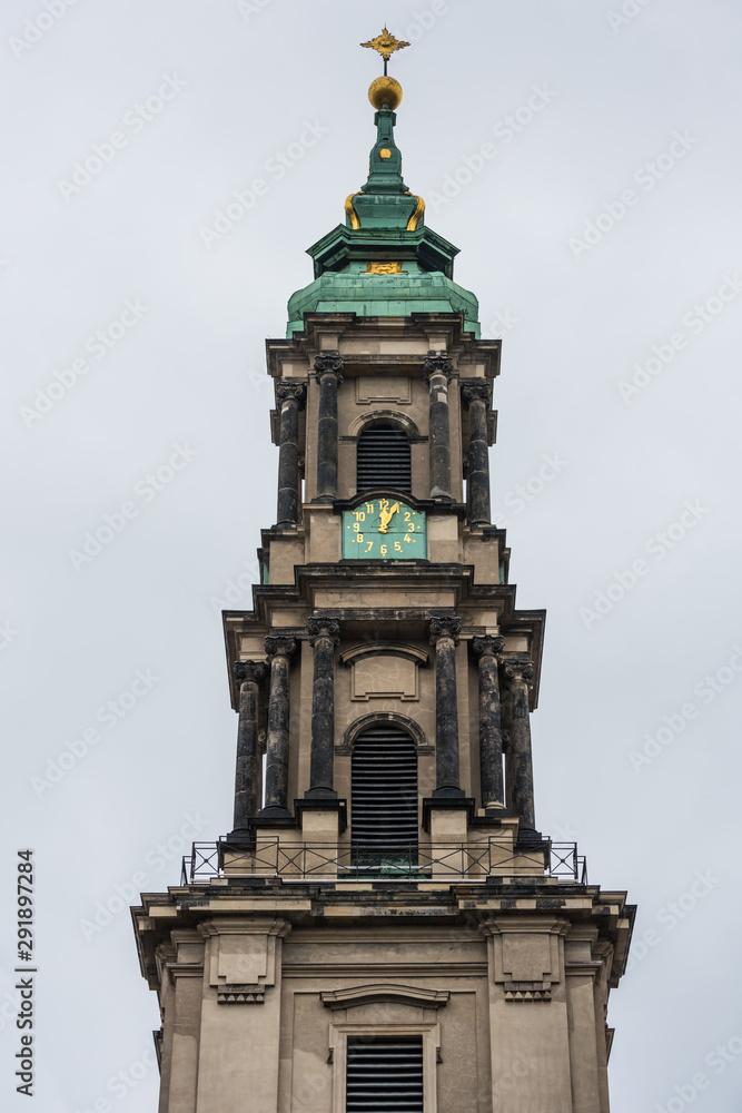 Obraz premium The Sophia Church, Sophienkirche is a Protestant church in the Spandauer Vorstadt part of the Berlin-Mitte region of Berlin, eastern Germany