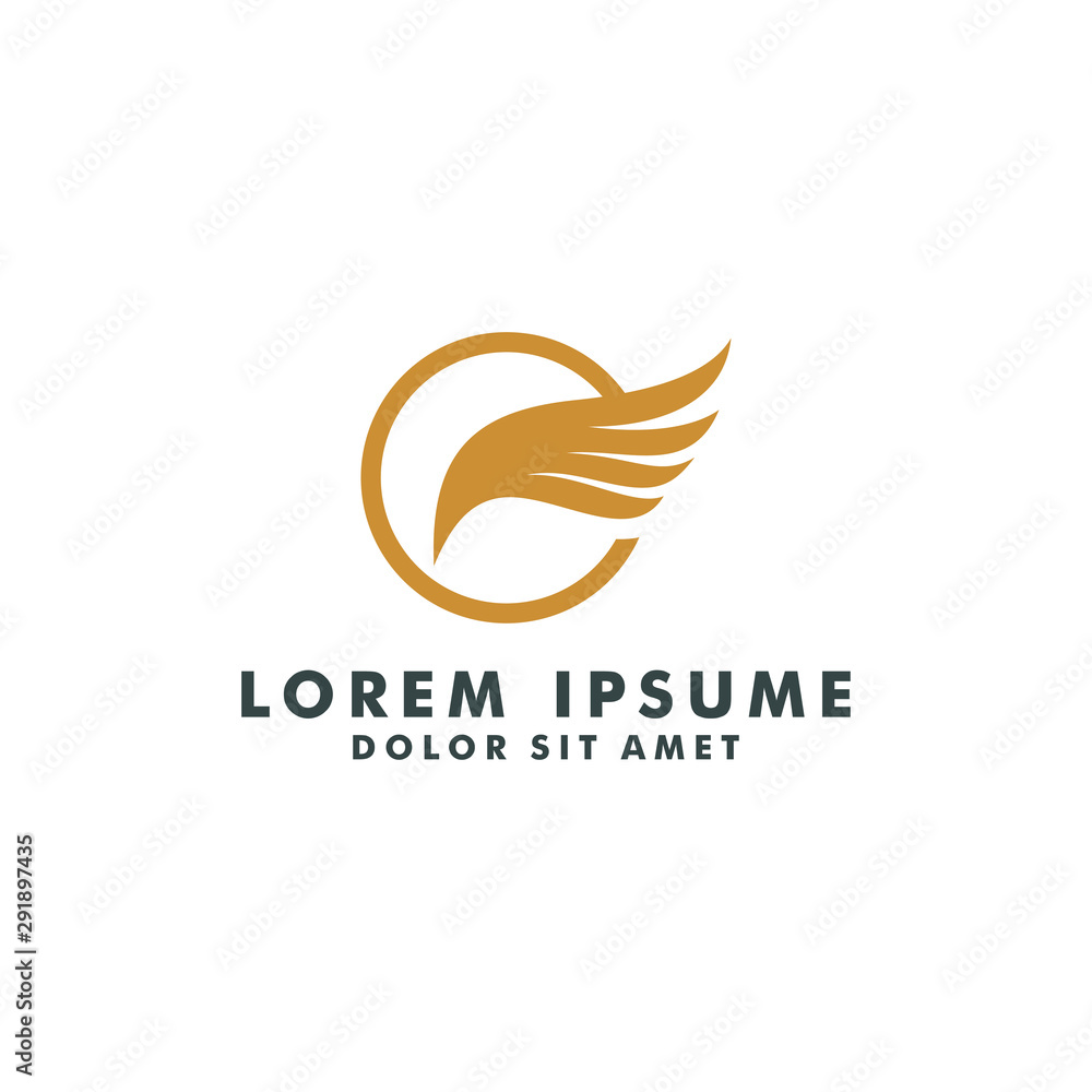 Wing logo template icon design vector Wing logo template icon design vector