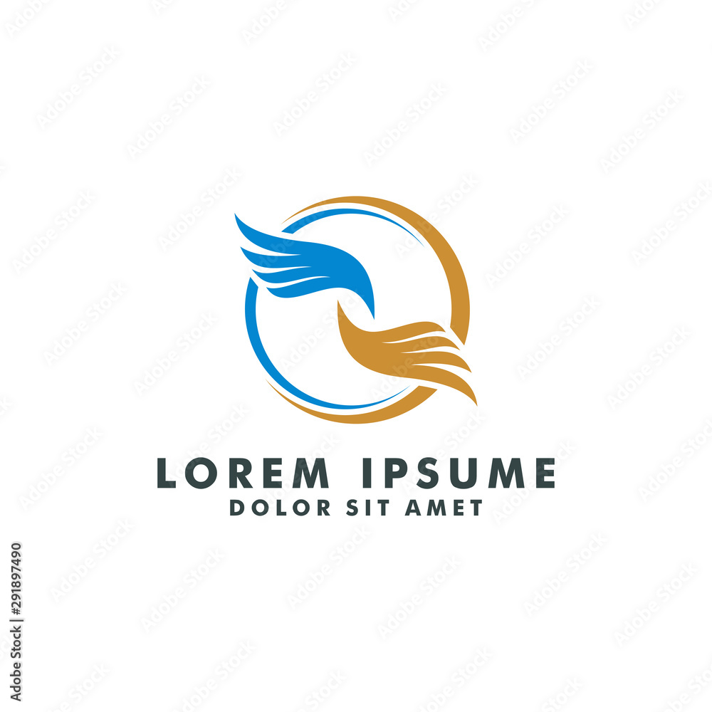 Wing logo template icon design vector Wing logo template icon design vector
